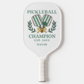 Pickleball Kampioens Crest Toernooi Prijs Paddle (Voorkant)