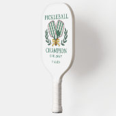 Pickleball Kampioens Crest Toernooi Prijs Paddle (Links)
