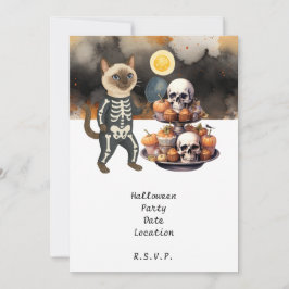 Pickleball Kat en Vrienden Organiseren Halloweenfe Kaart