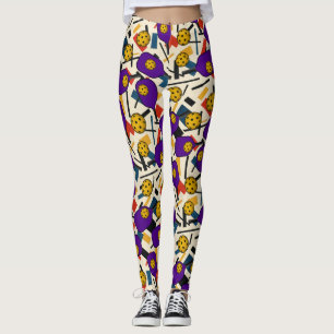 Pickleball Kazimir Malevich-geïnspireerde club Leg Leggings