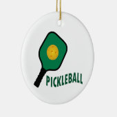 Pickleball Keramisch Ornament (Rechts)
