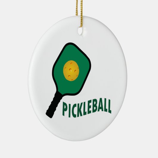 Pickleball Keramisch Ornament (Rechts)
