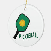 Pickleball Keramisch Ornament (Links)