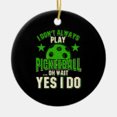 Pickleball Keramisch Ornament (Voorkant)