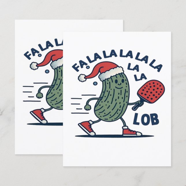 Pickleball kerst (Voorkant / Achterkant)