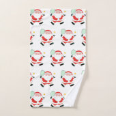 Pickleball Kerst Badhanddoekenset Bad Handdoek (Handdoek)