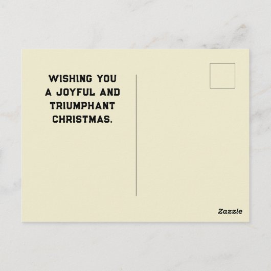 Pickleball kerst briefkaart (Achterkant)