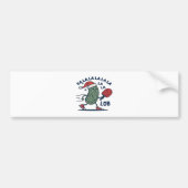 Pickleball kerst bumpersticker (Voorkant)