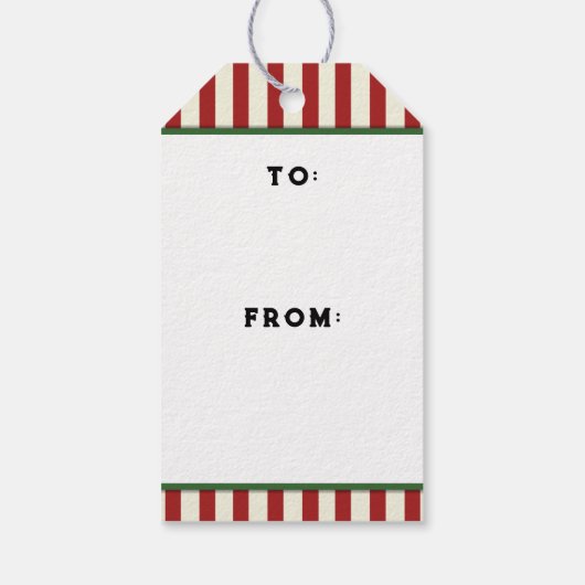 Pickleball kerst cadeaulabel (Achterkant)