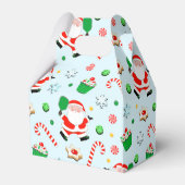 Pickleball Kerst Favor Doos Bedankdoosjes (Achterkant)