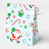 Pickleball Kerst Favor Doos Bedankdoosjes (Achterkant)