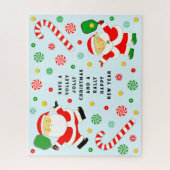 Pickleball Kerst Geschenk Legpuzzel (Verticaal)