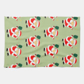 Pickleball Kerst Geschenk Theedoek (Horizontaal)