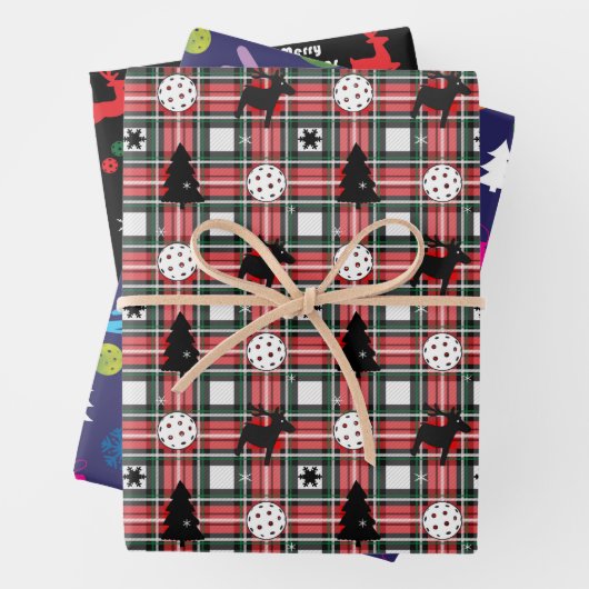  Pickleball 🎄 kerst  Inpakpapier Vel (In situ)