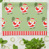 Pickleball Kerst Keukendoek Theedoek (Gevouwen)