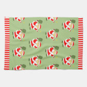 Pickleball Kerst Keukendoek Theedoek (Horizontaal)