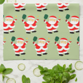 Pickleball Kerst Keukendoek Theedoek (Gevouwen)