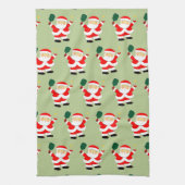 Pickleball Kerst Keukendoek Theedoek (Verticaal)