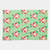 Pickleball Kerst Keukendoek Theedoek (Horizontaal)