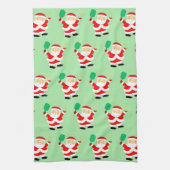 Pickleball Kerst Keukendoek Theedoek (Verticaal)