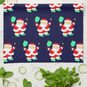 Pickleball Kerst Keukendoek Theedoek (Gevouwen)