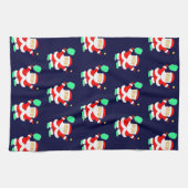 Pickleball Kerst Keukendoek Theedoek (Horizontaal)