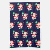 Pickleball Kerst Keukendoek Theedoek (Verticaal)