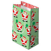Pickleball Kerst Kleine Cadeautas (Achterkant Gekanteld)
