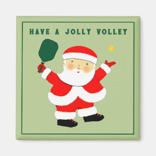 Pickleball Kerst Kousenstopper Magneet