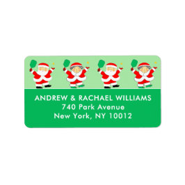 Pickleball Kerst Label