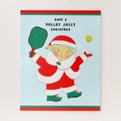 Pickleball kerst legpuzzel (Verticaal)