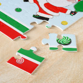 Pickleball kerst legpuzzel (Zijkant)