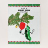 Pickleball kerst legpuzzel (Verticaal)
