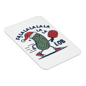 Pickleball kerst magneet (Rechterzijde)