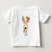 Pickleball Kerst Reindeer (Achterkant)