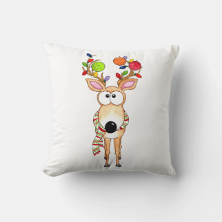 Pickleball Kerst Reindeer Kussen