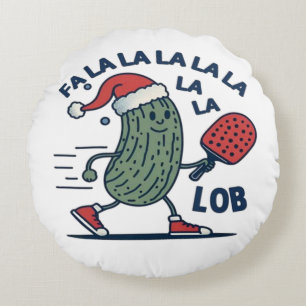 Pickleball kerst rond kussen