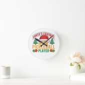 Pickleball kerst ronde klok (Huis)