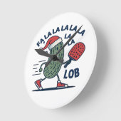 Pickleball kerst ronde klok (Hoek)