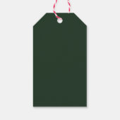 Pickleball Kerst thema Cadeaulabel (Achterkant)