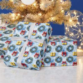 Pickleball Kerst thema Cadeaupapier