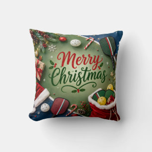 Pickleball Kerst thema Kussen