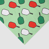 Pickleball kerst tissuepapier (Detail)