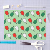 Pickleball kerst tissuepapier (Craft)