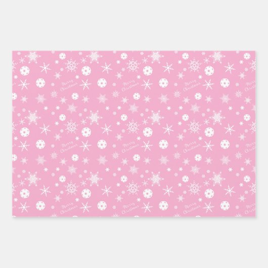  Pickleball 🎄 kerstaven met kerstcadeautjes Inpakpapier Vel (Voorkant 2)