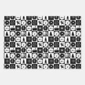  Pickleball 🎄 kerstaven met kerstcadeautjes Inpakpapier Vel (Voorkant)