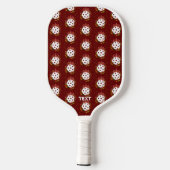 Pickleball kerstbal Bauble  Pattern Paddle (Achterkant)