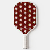 Pickleball kerstbal Bauble  Pattern Paddle (Voorkant)