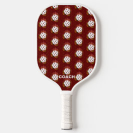 Pickleball kerstbal Bauble  Pattern Paddle