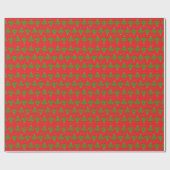 Pickleball Kerstbomen en Rood Groene Versieringen Cadeaupapier (Vlak)